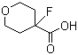 structure of CAS# 1150617-62-1, 4-氟四氢-2H-吡喃-4-甲酸