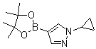 structure of CAS# 1151802-22-0, 1-Cyclopropyl-4-(4,4,5,5-tetramethyl-1,3,2-dioxaborolan-2-yl)-1H-pyrazole