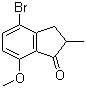 structure of CAS# 1155261-18-9, 4-溴-7-甲氧基-2-甲基-2,3-二氢-1H-茚-1-酮