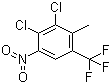 structure of CAS# 115571-68-1, 2,3-Dichloro-6-trifluoromethyl-4-nitrotoluene