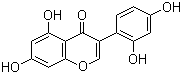 structure of CAS# 1156-78-1, 2'-羟基金雀异黄素