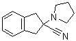 CAS 登录号：1157501-73-9, 2,3-二氢-2-(1-吡咯烷基)-1H-茚-2-甲腈