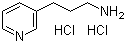 CAS # 115816-04-1, 3-Pyridinepropanamine hydrochloride, 3-Pyridinepropanamine dihydrochloride, 3-(3-Pyridyl)propylamine dihydrochloride
