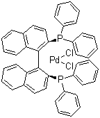 structure of CAS# 115826-95-4, [(R)-(+)-2,2'-Bis(diphenylphosphino)-1,1'-binaphthyl]palladium(II) chloride