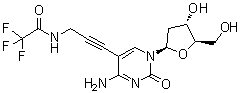 structure of CAS# 115899-38-2, 2'-脱氧-5-[3-[(三氟乙酰基)氨基]-1-丙炔基]胞苷