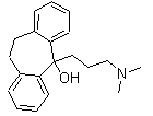 structure of CAS# 1159-03-1, 5-[3-(二甲基氨基)丙基]-10,11-二氢-5H-二苯并[a,d]环庚烯-5-醇