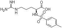 structure of CAS# 1159-15-5, N-p-Tosyl-L-arginine