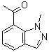 structure of CAS# 1159511-26-8, 1-(1-Methyl-1H-indazol-7-yl)ethanone