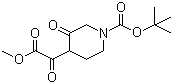 CAS # 1159983-63-7, 4-Methoxyoxalyl-3-oxopiperidine-1-carboxylic acid tert-butyl ester, 1-[(tert-Butoxy)carbonyl]-alpha,3-dioxo-4-piperidineacetic acid methyl ester