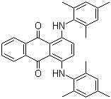 CAS 登录号：116-75-6, 溶剂蓝 104, 1,4-双[(2,4,6-三甲基苯基)氨基]-9,10-蒽二酮