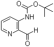 CAS # 116026-99-4, (2-Formylpyridin-3-yl)carbamic acid tert-butyl ester