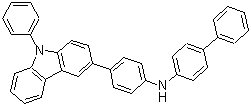 structure of CAS# 1160294-96-1, N-[4-(9-苯基-9H-咔唑-3-基)苯基]-[1,1'-联苯]-4-胺