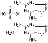 CAS # 116295-72-8, 2,6-Diaminopurine hemisulfate hemihydrate, 1H-Purine-2,6-diamine sulfate (2:1) monohydrate