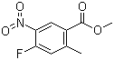 structure of CAS# 1163287-01-1, Methyl 4-fluoro-2-methyl-5-nitrobenzoate