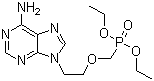 structure of CAS# 116384-53-3, [[2-(6-氨基-9H-嘌呤-9-基)乙氧基]甲基]膦酸二乙酯