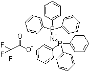 structure of CAS# 116405-43-7, Bis(triphenylphosphine)iminium trifluoroacetate