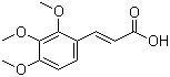 structure of CAS# 116406-19-0, trans-3-(2,3,4-Trimethoxyphenyl)-2-propenoic acid