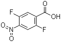 structure of CAS# 116465-48-6, 2,5-二氟-4-硝基苯甲酸
