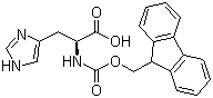 structure of CAS# 116611-64-4, N-Fmoc-L-组氨酸