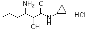 CAS # 1166397-39-2, 3-Amino-N-cyclopropyl-2-hydroxy-hexanamide hydrochloride (1:1)