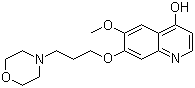 structure of CAS# 1167053-13-5, 6-甲氧基-7-[3-(4-吗啉基)丙氧基]-4-羟基喹啉