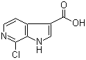 CAS # 1167055-41-5, 7-Chloro-1H-pyrrolo[2,3-c]pyridine-3-carboxylic acid