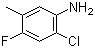 structure of CAS# 116759-33-2, 2-氯-4-氟-5-甲基苯胺