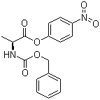 CAS 登录号：1168-87-2, N-(苄氧羰基)-L-丙氨酸对硝基苯酯