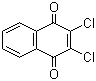 CAS 登录号：117-80-6, 二氯萘醌, 2,3-二氯-1,4-萘醌