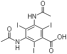 structure of CAS# 117-96-4, Amidotrizoic acid