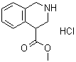 structure of CAS# 1171535-51-5, 1,2,3,4-四氢异喹啉-4-羧酸甲酯盐酸盐