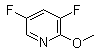 structure of CAS# 1171918-06-1, 3,5-二氟-2-甲氧基吡啶