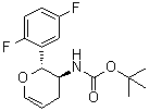 structure of CAS# 1172623-98-1, N-[(2R,3S)-2-(2,5-二氟苯基)-3,4-二氢-2H-吡喃-3-基]氨基甲酸叔丁酯
