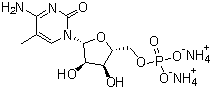 CAS # 117309-80-5, 5-Methyl-5'-cytidylic acid diammonium salt, 5-Methyluridine-5��-monophosphate diammonium salt