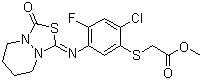 structure of CAS# 117337-19-6, Fluthiacet-methyl