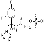 CAS 登录号：1175536-51-2, (alphaR,betaR)-beta-(2,4-二氟苯基)-beta-羟基-alpha-甲基-1H-1,2,4-三唑-1-硫代丁酰胺硫酸盐