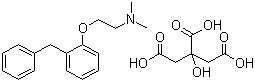 structure of CAS# 1176-08-5, Phenyltoloxamine citrate