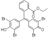 CAS 登录号：1176-74-5, alpha-(3,5-二溴-4-羟基苯基)-alpha-(3,5-二溴-4-氧代-2,5-环己二烯-1-亚基)-邻甲苯甲酸乙酯