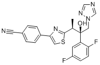 CAS # 1176988-44-5, 4-(2-((2S,3R)-3-(2,5-Difluorophenyl)-3-hydroxy-4-(1H-1,2,4-triazol-1-yl)butan-2-yl)thiazol-4-yl)benzonitrile