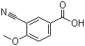 structure of CAS# 117738-82-6, 3-Cyano-4-methoxybenzoic acid
