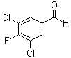 structure of CAS# 117820-80-1, 3,5-Dichloro-4-fluorobenzaldehyde