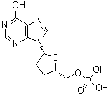 CAS # 117947-01-0, 2',3'-Dideoxyinosine 5'-phosphate, 2',3'-����������5'-������