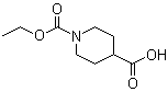 structure of CAS# 118133-15-6, 1-(Ethoxycarbonyl)piperidine-4-carboxylic acid