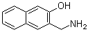 structure of CAS# 1181563-65-4, 3-(氨基甲基)-2-萘酚