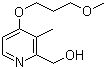 CAS 登录号：118175-10-3, 2-羟甲基-4-(3-甲氧基丙氧基)-3-甲基吡啶