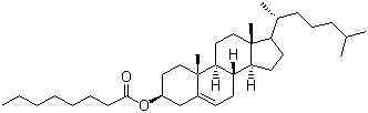 CAS 登录号：1182-42-9, 胆甾烯基辛酸酯, 胆甾醇辛酸酯