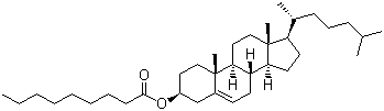 CAS # 1182-66-7, Cholesteryl pelargonate, Cholesteryl nonanoate, 3beta-Hydroxy-5-cholestene 3-nonanoate, 5-Cholesten-3beta-ol 3-nonanoate