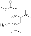 structure of CAS# 1182822-31-6, Carbonic acid 5-amino-2,4-bis(1,1-dimethylethyl)phenyl methyl ester