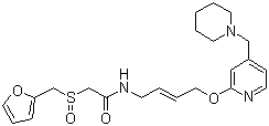 structure of CAS# 118288-08-7, Lafutidine