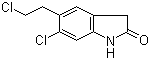 structure of CAS# 118289-55-7, 5-Chloroethyl-6-chloro-1,3-dihydro-2H-indole-2-one